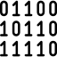 A collection of zeros and ones showing the basic components of software